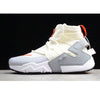 Desert Beige Huarache Gripp Utility Sneakers, High-Top Zip-Up Athletic Shoes